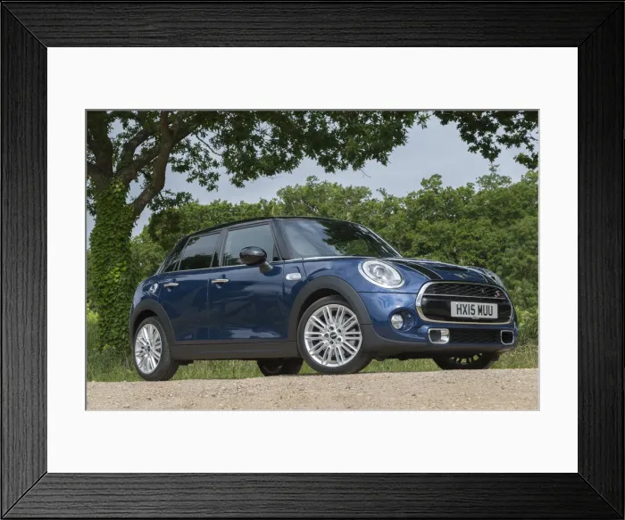Framed Print : 2015 Mini Coopers 5 door. Creator: Unknown Framed Print : 2015 Mini Coopers 5 door. Creator: Unknown