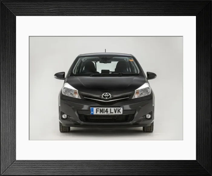 Framed Print : 2014 Toyota Yaris. Creator: Unknown Framed Print : 2014 Toyota Yaris. Creator: Unknown