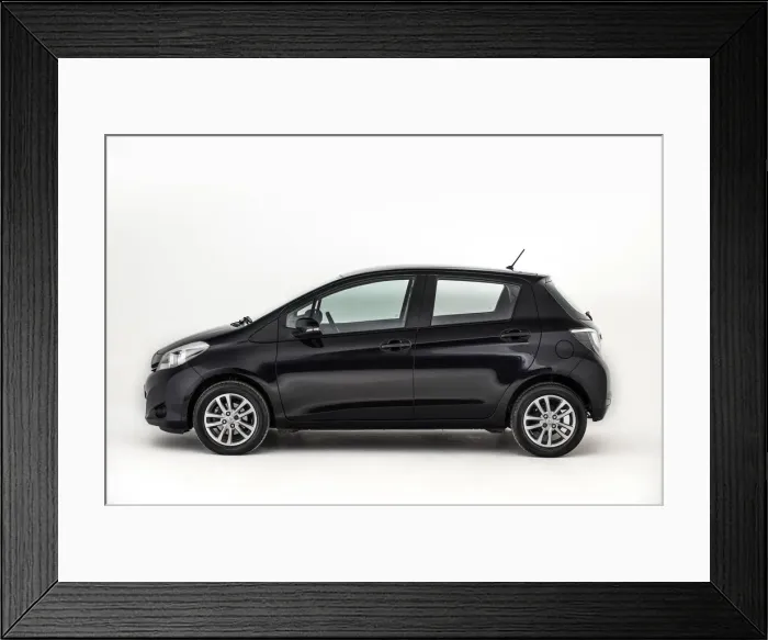 Framed Print : 2014 Toyota Yaris. Creator: Unknown Framed Print : 2014 Toyota Yaris. Creator: Unknown