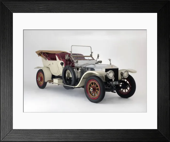 Framed Print : 1909 Rolls - Royce Silver Ghost Roi Des Belges. Creator: Unknown Framed Print : 1909 Rolls - Royce Silver Ghost Roi Des Belges. Creator: Unknown