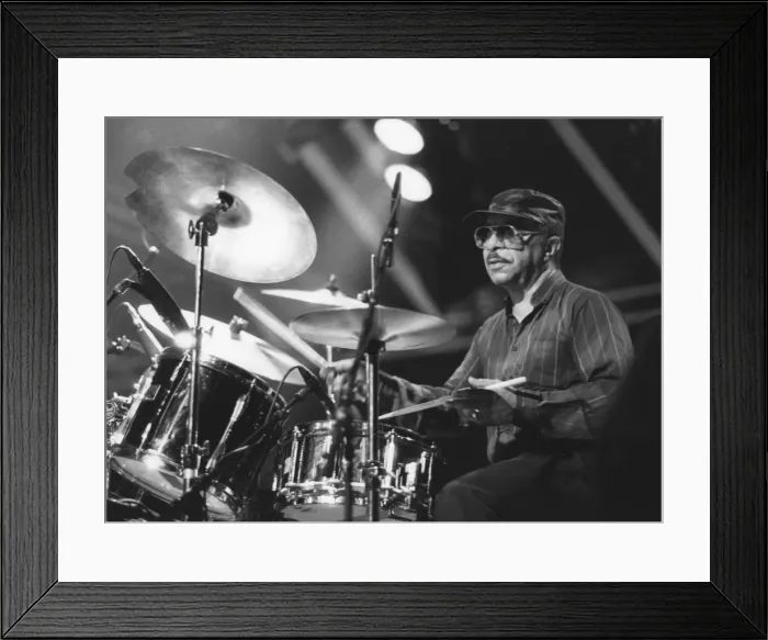 Framed Print : Grady Tate, c1995. Creator: Brian Foskett Framed Print : Grady Tate, c1995. Creator: Brian Foskett