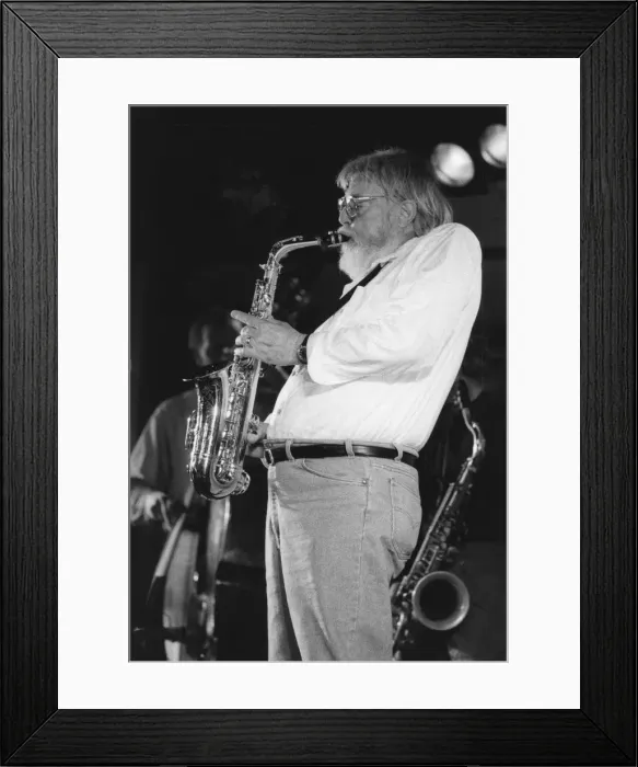 Framed Print : Bud Shank, Peterborough, Cambridgeshire, 1995. Creator: Brian Foskett Framed Print : Bud Shank, Peterborough, Cambridgeshire, 1995. Creator: Brian Foskett