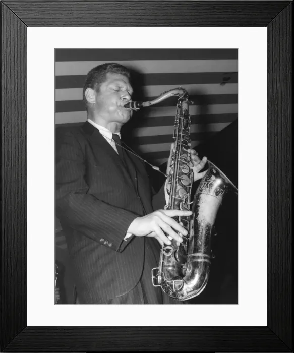 Framed Print : Zoot Sims, Marquee Club, London, 1961. Creator: Brian Foskett Framed Print : Zoot Sims, Marquee Club, London, 1961. Creator: Brian Foskett