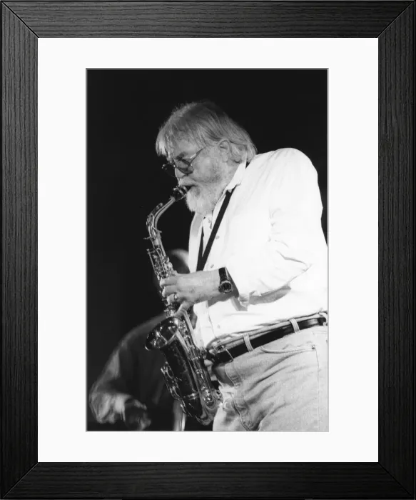 Framed Print : Bud Shank, Peterborough, Cambridgeshire, 1995. Creator: Brian Foskett Framed Print : Bud Shank, Peterborough, Cambridgeshire, 1995. Creator: Brian Foskett