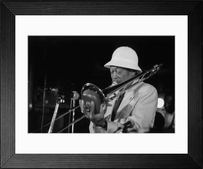 Framed Print : Al Grey, Harlem Stampede, Edinburgh, Scotland, 1986. Creator: Brian Foskett Framed Print : Al Grey, Harlem Stampede, Edinburgh, Scotland, 1986. Creator: Brian Foskett
