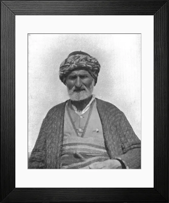 Framed Print : Turcoman at Chatal Hobak, c1906-1913, (1915). Creator: Mark Sykes Framed Print : Turcoman at Chatal Hobak, c1906-1913, (1915). Creator: Mark Sykes