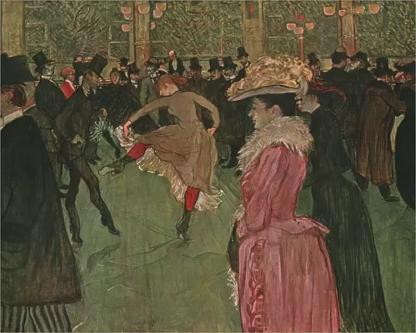 At the Moulin Rouge: The Dance, 1890, (1952). Creator: Henri de Toulouse-Lautrec