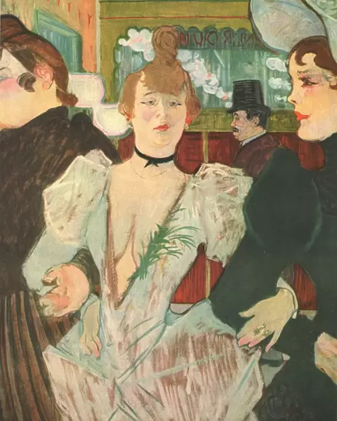 La Goulue at the Moulin Rouge, 1892, (1952). Creator: Henri de Toulouse-Lautrec