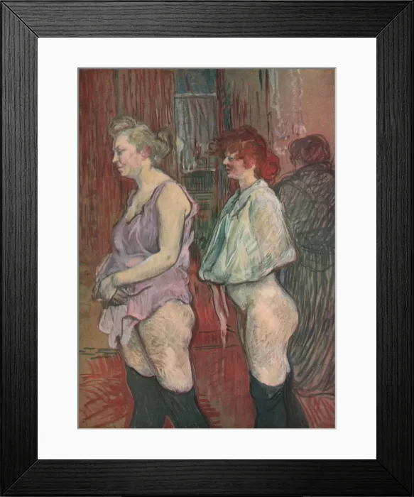 Framed Print : Rue des Moulins, 1894, (1952). Creator: Henri de Toulouse-Lautrec Framed Print : Rue des Moulins, 1894, (1952). Creator: Henri de Toulouse-Lautrec