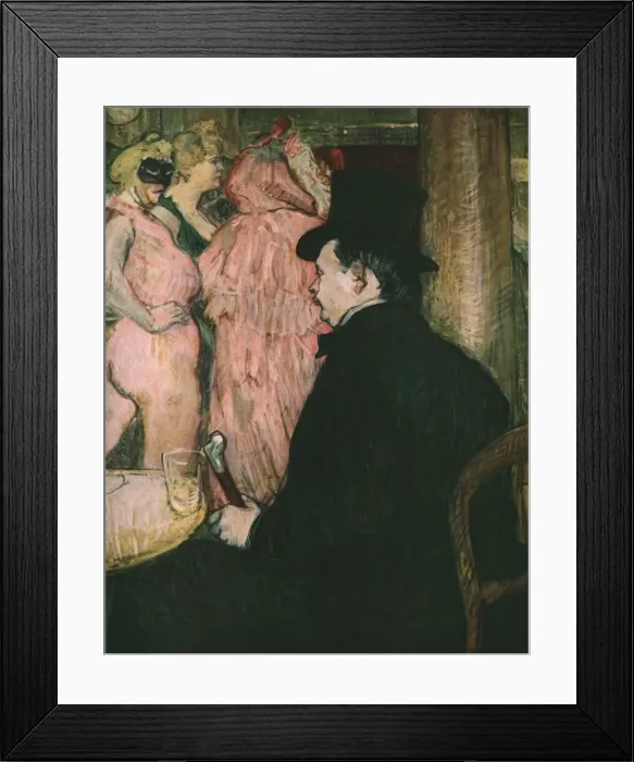 Framed Print : Maxime Dethomas, 1896, (1952). Creator: Henri de Toulouse-Lautrec Framed Print : Maxime Dethomas, 1896, (1952). Creator: Henri de Toulouse-Lautrec