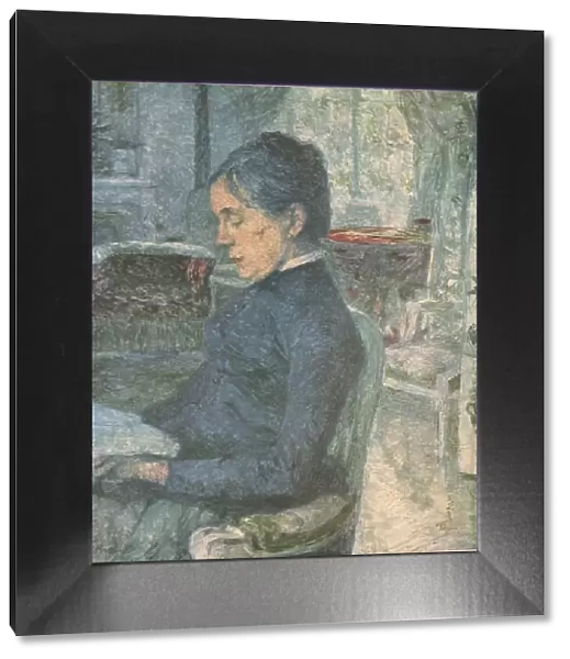 Portrait of the Artists Mother Reading, 1881, (1952). Creator: Henri de Toulouse-Lautrec