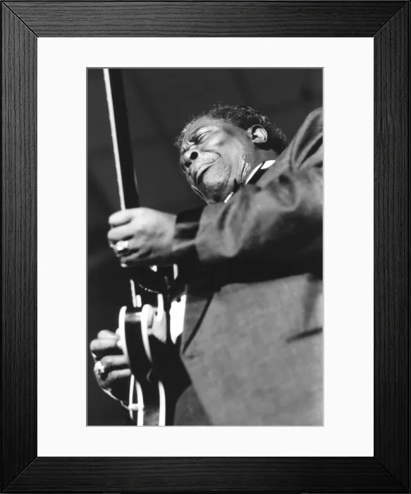 Framed Print : B. B. King, Mstricht Jazz Festival, the Netherlands, 1991. Creator: Brian Foskett Framed Print : B. B. King, Mstricht Jazz Festival, the Netherlands, 1991. Creator: Brian Foskett