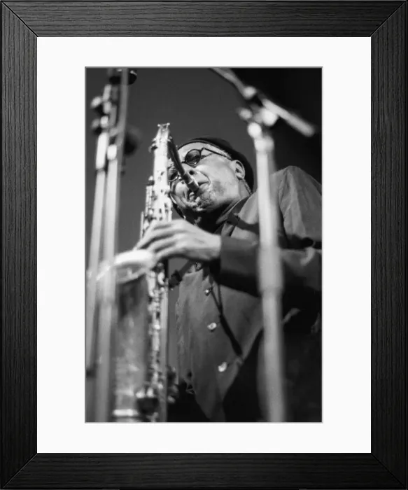 Framed Print : Charles Lloyd, Brecon Jazz Festival, Powys, Wales, 2000. Creator: Brian Foskett Framed Print : Charles Lloyd, Brecon Jazz Festival, Powys, Wales, 2000. Creator: Brian Foskett