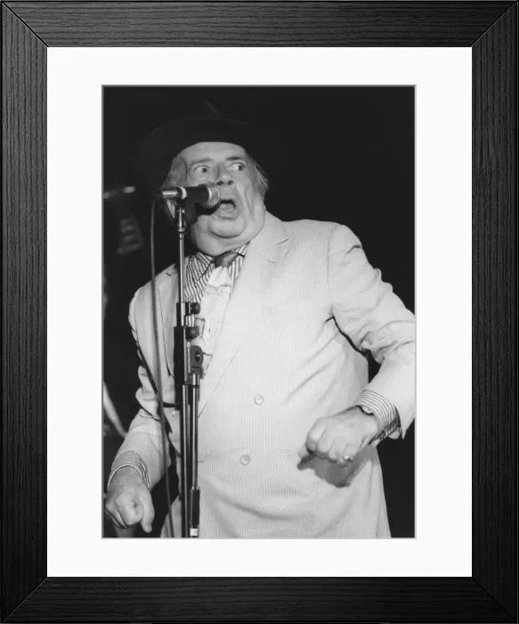 Framed Print : George Melly, Soho Jazz Festival, London, 1993. Creator: Brian Foskett Framed Print : George Melly, Soho Jazz Festival, London, 1993. Creator: Brian Foskett