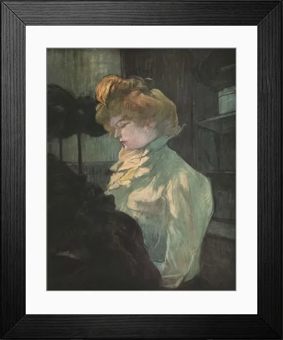 Framed Print : The Modiste, 1900, (1952). Creator: Henri de Toulouse-Lautrec Framed Print : The Modiste, 1900, (1952). Creator: Henri de Toulouse-Lautrec