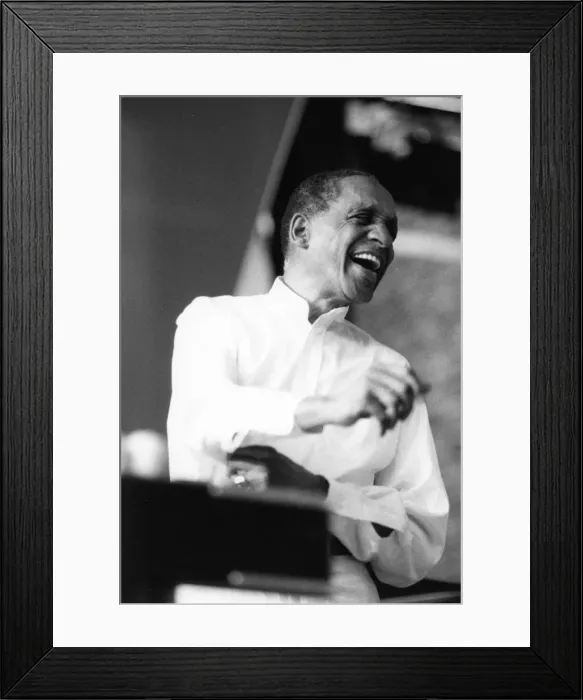 Framed Print : Milt Jackson, Brecon Jazz Festival, c1979. Creator: Brian Foskett Framed Print : Milt Jackson, Brecon Jazz Festival, c1979. Creator: Brian Foskett
