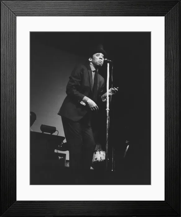 Framed Print : Oscar Brown Jr, London, 1963. Creator: Brian Foskett