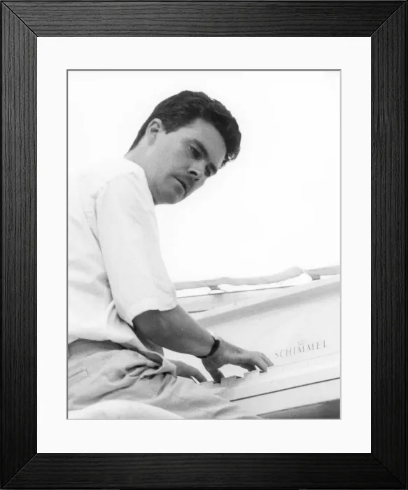 Framed Print : Dave Newton, unknown outside venue, c2000. Creator: Brian Foskett Framed Print : Dave Newton, unknown outside venue, c2000. Creator: Brian Foskett