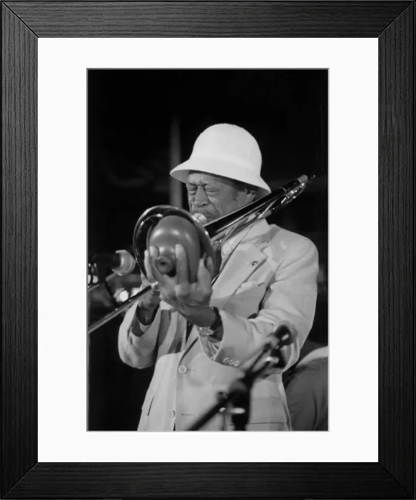 Framed Print : Al Grey, Harlem Stampede, Edinburgh, Scotland, 1986. Creator: Brian Foskett Framed Print : Al Grey, Harlem Stampede, Edinburgh, Scotland, 1986. Creator: Brian Foskett