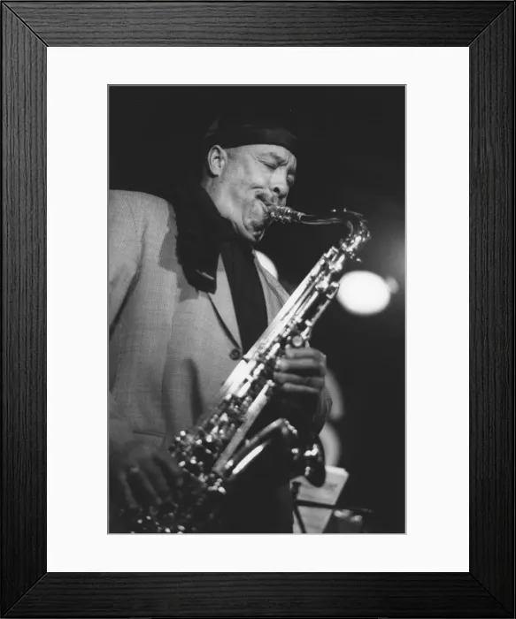 Framed Print : Johnny Griffin at Dingwells, Camden Town, London, 1994. Creator: Brian Foskett Framed Print : Johnny Griffin at Dingwells, Camden Town, London, 1994. Creator: Brian Foskett