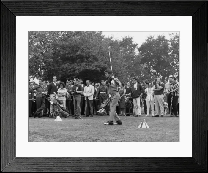 Framed Print : Sammy Davis Jr, Pro-Am Golf, North London, 1962. Creator: Brian Foskett Framed Print : Sammy Davis Jr, Pro-Am Golf, North London, 1962. Creator: Brian Foskett