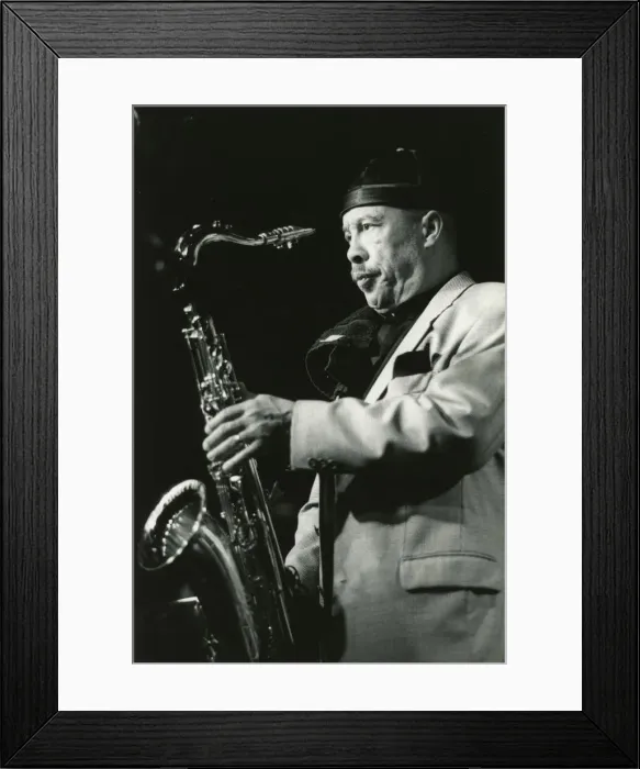 Framed Print : Johnny Griffin at Dingwells, Camden Town, London, 1994. Creator: Brian Foskett Framed Print : Johnny Griffin at Dingwells, Camden Town, London, 1994. Creator: Brian Foskett
