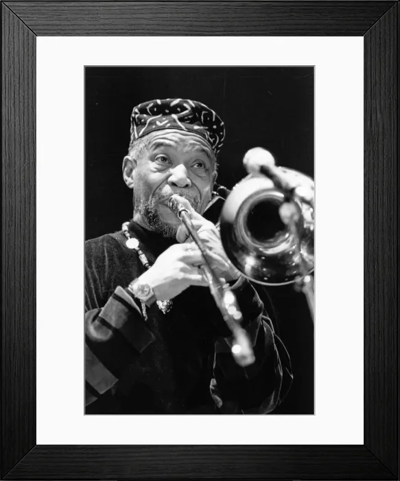 Framed Print : Benny Powell, Randy Westons African Sounds, Birmingham, 1993. Creator: Brian Foskett Framed Print : Benny Powell, Randy Westons African Sounds, Birmingham, 1993. Creator: Brian Foskett
