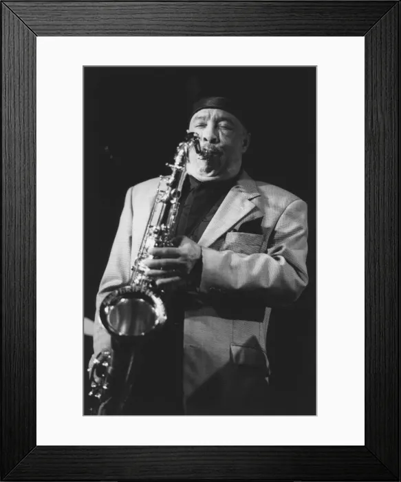 Framed Print : Johnny Griffin at Dingwells, Camden Town, London, 1994. Creator: Brian Foskett Framed Print : Johnny Griffin at Dingwells, Camden Town, London, 1994. Creator: Brian Foskett