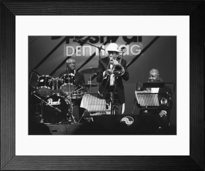 Framed Print : Al Grey, North Sea Jazz Festival, The Hague, Holland, 1991. Creator: Brian Foskett Framed Print : Al Grey, North Sea Jazz Festival, The Hague, Holland, 1991. Creator: Brian Foskett