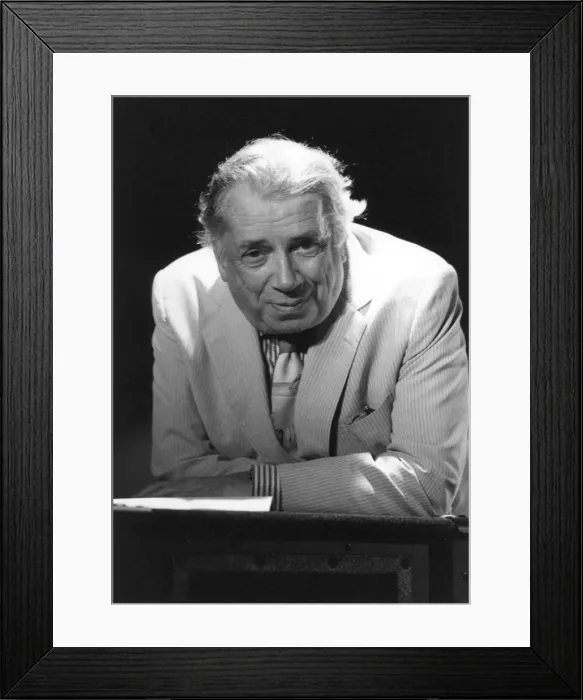 Framed Print : George Melly, Soho Jazz Festival, London, 1993. Creator: Brian Foskett Framed Print : George Melly, Soho Jazz Festival, London, 1993. Creator: Brian Foskett