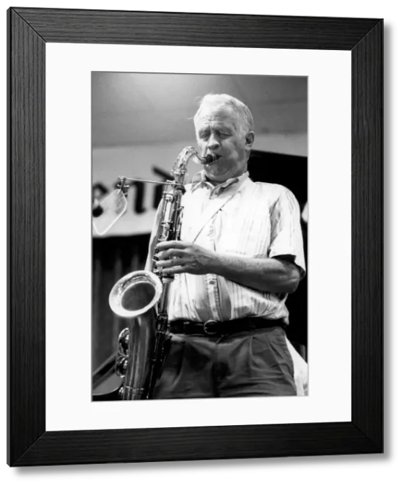 Framed Print : Bill Perkins, Kenton Rendezvous, Daventry, 1994. Creator: Brian Foskett Framed Print : Bill Perkins, Kenton Rendezvous, Daventry, 1994. Creator: Brian Foskett