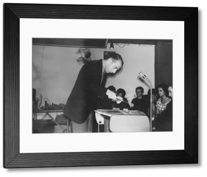 Framed Print : Vic Feldman, c1962. Creator: Brian Foskett Framed Print : Vic Feldman, c1962. Creator: Brian Foskett