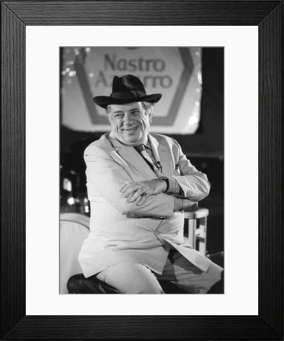 Framed Print : George Melly, Soho Jazz Festival, London, 1993. Creator: Brian Foskett Framed Print : George Melly, Soho Jazz Festival, London, 1993. Creator: Brian Foskett