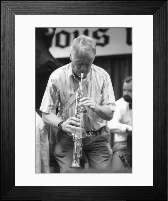Framed Print : Bill Perkins, Kenton Rendezvous, Daventry, 1994. Creator: Brian Foskett Framed Print : Bill Perkins, Kenton Rendezvous, Daventry, 1994. Creator: Brian Foskett