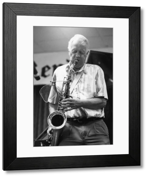 Framed Print : Bill Perkins, Kenton Rendezvous, Daventry, 1994. Creator: Brian Foskett Framed Print : Bill Perkins, Kenton Rendezvous, Daventry, 1994. Creator: Brian Foskett