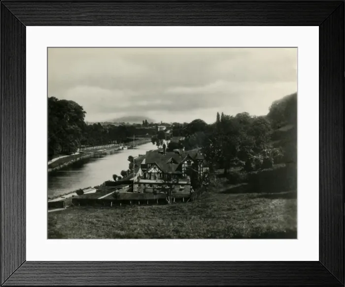 Framed Print : The Wrekin from Shrewsbury, c1920s. Creator: Unknown Framed Print : The Wrekin from Shrewsbury, c1920s. Creator: Unknown