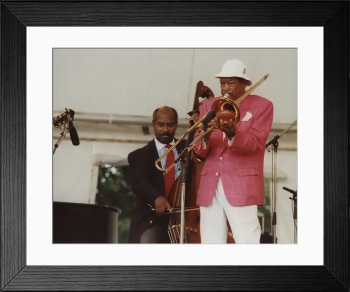 Framed Print : Al Grey, c1995. Creator: Brian Foskett Framed Print : Al Grey, c1995. Creator: Brian Foskett
