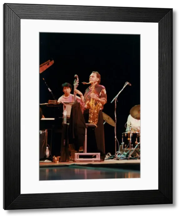Framed Print : Stan Getz, North Sea Jazz Festival, The Hague, Holland, 1988. Creator: Brian Foskett Framed Print : Stan Getz, North Sea Jazz Festival, The Hague, Holland, 1988. Creator: Brian Foskett