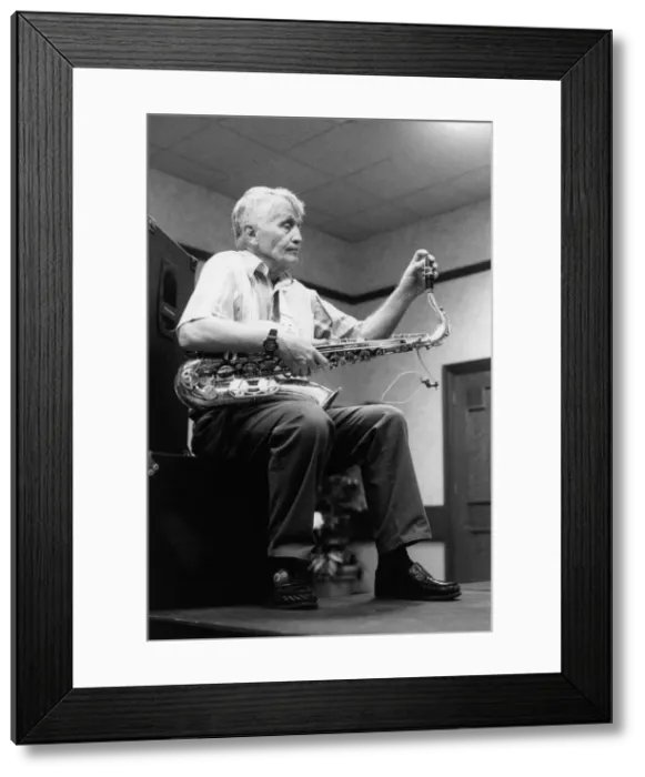 Framed Print : Bill Perkins, Kenton Rendezvous, Daventry, 1994. Creator: Brian Foskett Framed Print : Bill Perkins, Kenton Rendezvous, Daventry, 1994. Creator: Brian Foskett