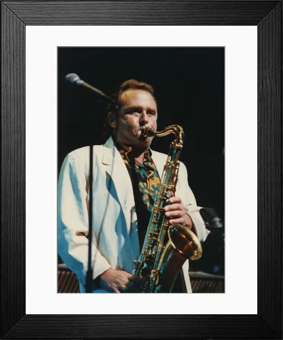 Framed Print : Stan Getz, North Sea Jazz Festival, The Hague, Holland, 1990. Creator: Brian Foskett Framed Print : Stan Getz, North Sea Jazz Festival, The Hague, Holland, 1990. Creator: Brian Foskett
