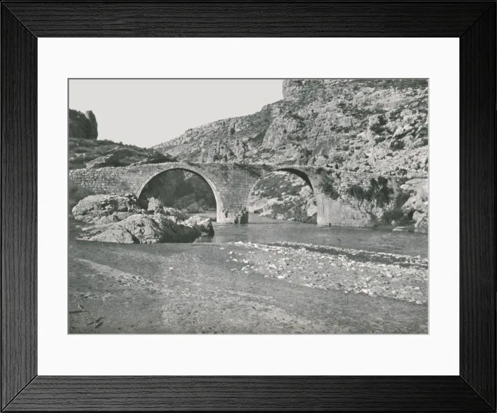 Framed Print : The Roman Bridge at Solali, c1906-1913, (1915). Creator: Mark Sykes