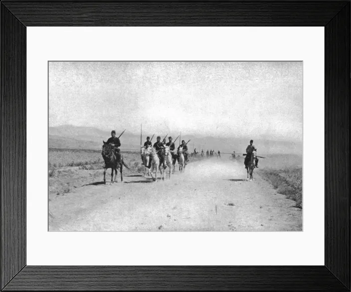 Framed Print : Cavalry Patrol near Erzinjan, c1906-1913, (1915). Creator: Mark Sykes Framed Print : Cavalry Patrol near Erzinjan, c1906-1913, (1915). Creator: Mark Sykes