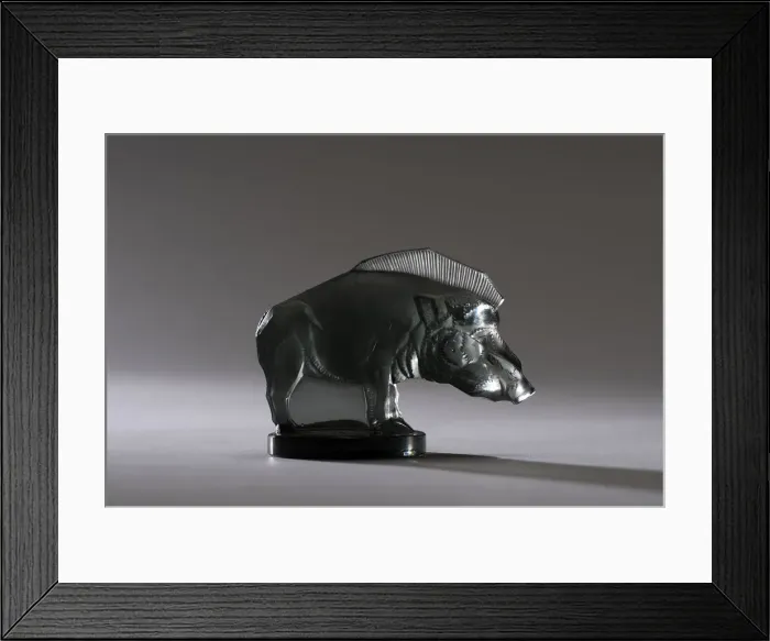 Framed Print : Sanglier Lalique mascot. Creator: Unknown Framed Print : Sanglier Lalique mascot. Creator: Unknown