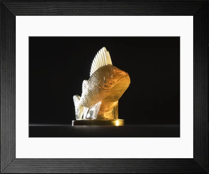 Framed Print : Perche amber Lalique mascot. Creator: Unknown Framed Print : Perche amber Lalique mascot. Creator: Unknown