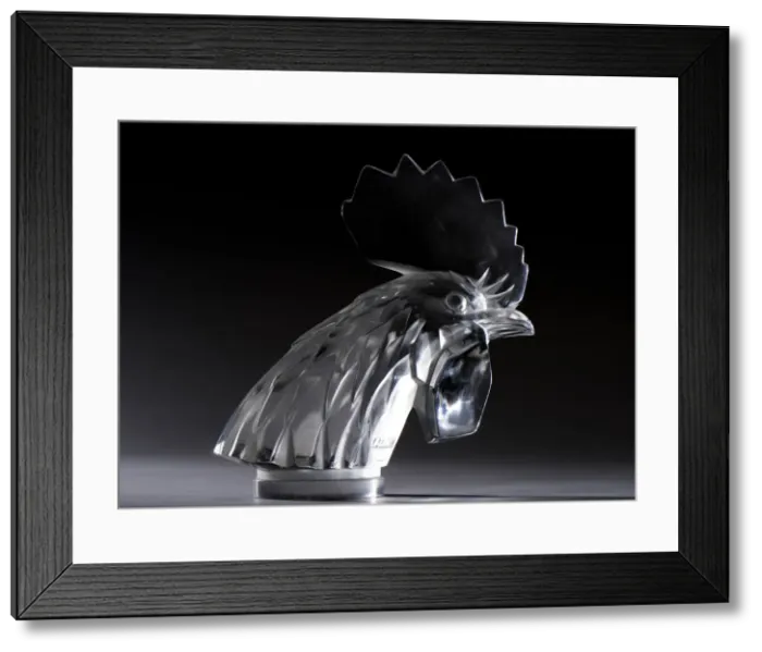 Framed Print : Tete de Coq Lalique mascot. Creator: Unknown Framed Print : Tete de Coq Lalique mascot. Creator: Unknown