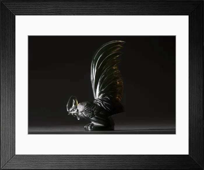 Framed Print : Coq Nain Lalique mascot. Creator: Unknown Framed Print : Coq Nain Lalique mascot. Creator: Unknown
