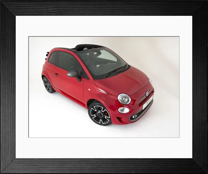 Framed Print : 2017 Fiat 500C. Creator: Unknown Framed Print : 2017 Fiat 500C. Creator: Unknown