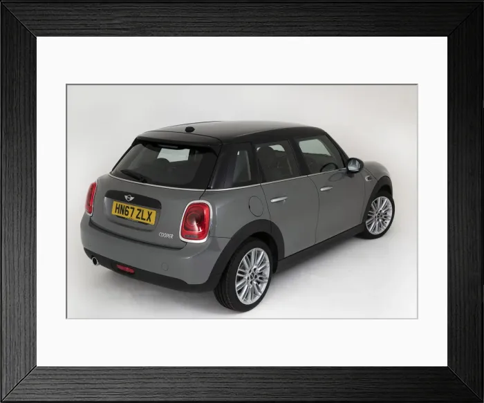 Framed Print : 2017 Mini Cooper 5 door. Creator: Unknown