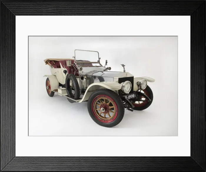 Framed Print : 1909 Rolls - Royce Silver Ghost Roi Des Belges. Creator: Unknown Framed Print : 1909 Rolls - Royce Silver Ghost Roi Des Belges. Creator: Unknown