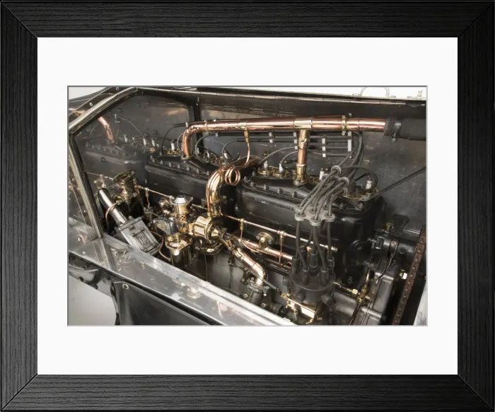 Framed Print : 1909 Rolls - Royce Silver Ghost Roi Des Belges. Creator: Unknown